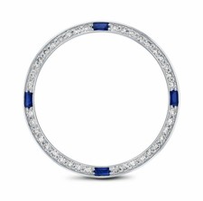 1CT BEAD NATURAL DIAMOND BEZEL ROLEX 31MM DATEJUST 4 CORNER 17824 68240 68274