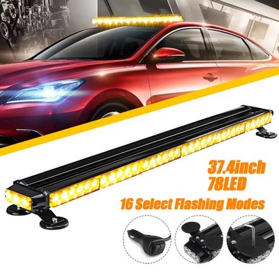 78 Auto Frontblitzer Orange Blitzlicht Warnleuchte Strobe Licht LKW/PKW/KFZ