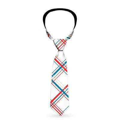 Necktie Standard - Plaid X White/Red/Turquoise/Gray (US IMPORT) ACC NEU