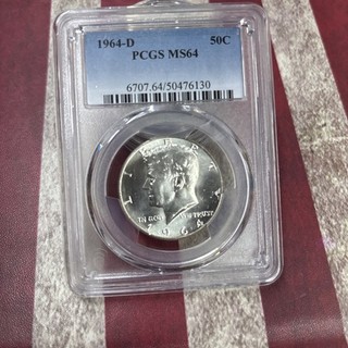 1964 D PCGS MS64 Kennedy .50c