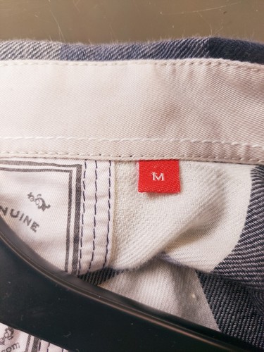FCUK Medium Check Men's Shirt Blue White Mix Chest 42 Inches - Picture 8 of 8