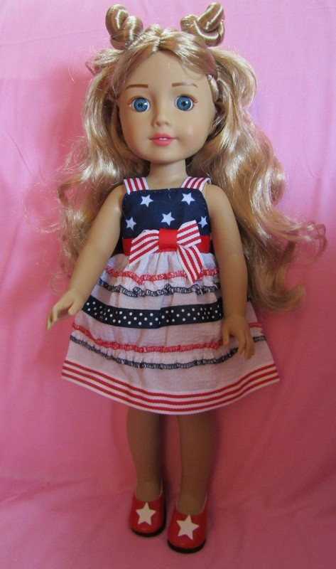 Summer Fun 22 Dress  & Shoes fit Girl Wisher Doll 14.5 Inch Seller lsful