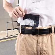 RFID Hidden Travel Money Belt Wallet Anti Theft Passport Credit Card Pouch