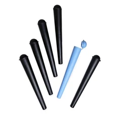 Compact Smell Proof Plastic Tubes with Caps - Waterproof, Airtight Storage fo...