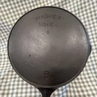 Wagner Sidney O Arc/Straight, High No 9 Cast Iron Skillet 1915-1920 Restored