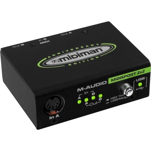 MIDISPORT - M-Audio 2x2 USB MIDI Anniversary Edition Midiman - Image 3 of 4