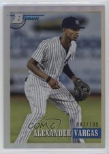 2021 Bowman Heritage Prospects Chrome Refractor /199 Alexander Vargas #202 0hw6
