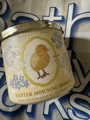  Bath & Body Works New Easter Morning Mimosa 3 Docht Kerze 