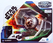 Star Wars Mission Fleet TIE ADVANCED w  DARTH VADER 2.5  Action Figure Sealed