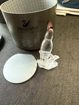 Swarovski Silver Crystal Toucan 7621 NR000 006 Retired | eBay