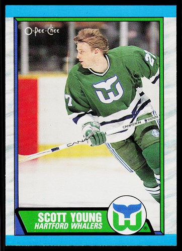 Scott Young #209 1989 O-Pee-Chee card