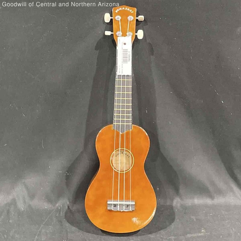 Pomaikai Soprano Wood Ukulele Starter Hawaii 21inch Guitar- 4-String Beginners
