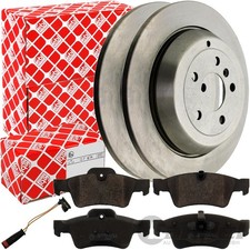 FEBI BREMSSCHEIBEN + BEL&Auml;GE HINTEN f&uuml;r MERCEDES M-KLASSE W164 + R-KLASSE W251