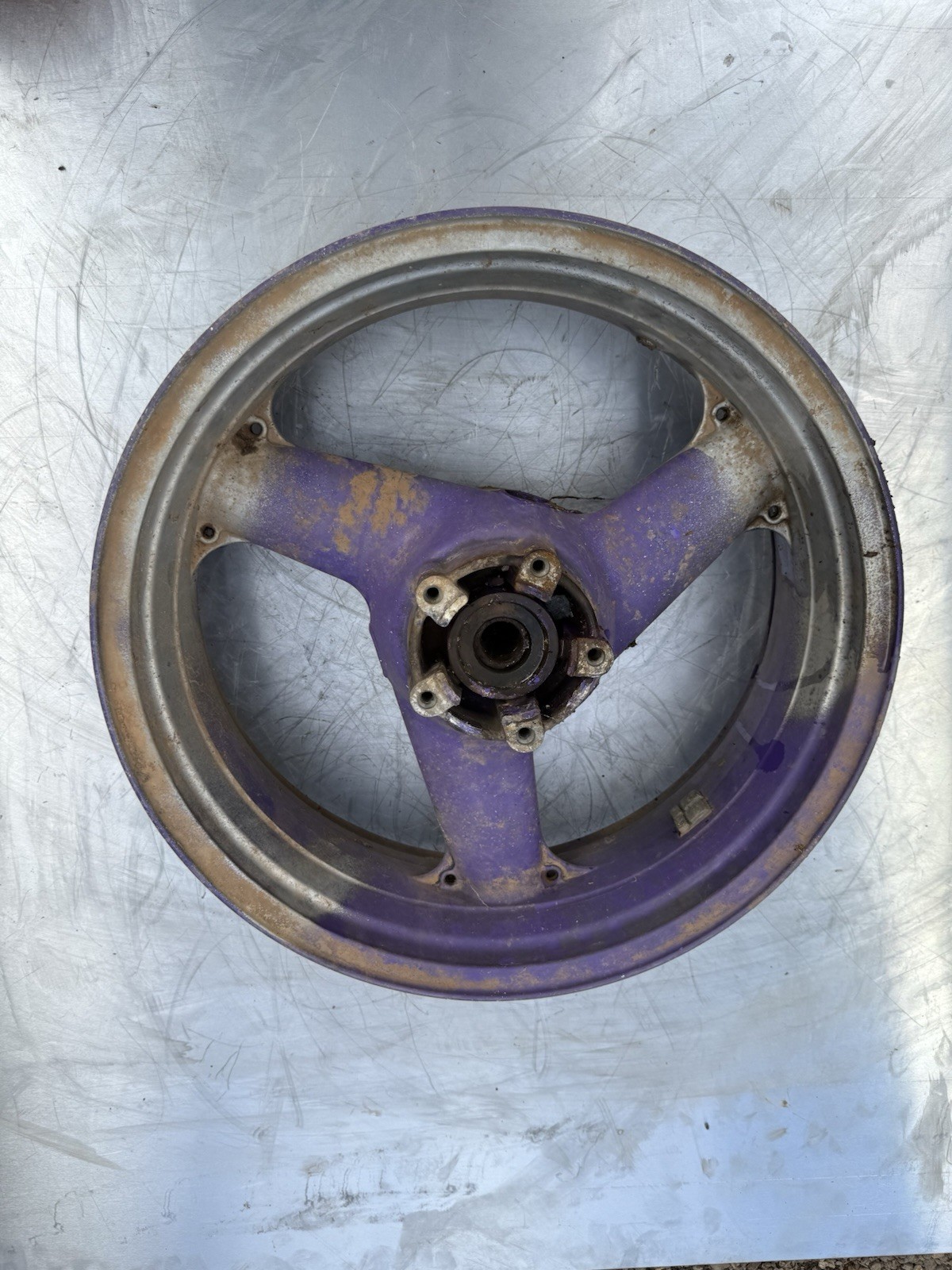 Kawasaki ZX7 ZX 7 Ninja Rear Wheel Rim Bearing Tyre Hub OEM Genuine 1993 93 ZX7R