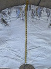 Kim Seybert Christmas Holiday Tree Skirt Sample Sale Gold Silver Beaded-“Quill” — photo 7