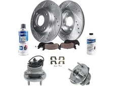 For Pontiac Pursuit Brake Pad and Rotor and Wheel Hub Kit Detroit Axle 33697HVNV