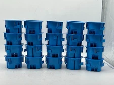 20 Pack 1-Gang 18 cu. in. PVC Round Old Work Electrical Box