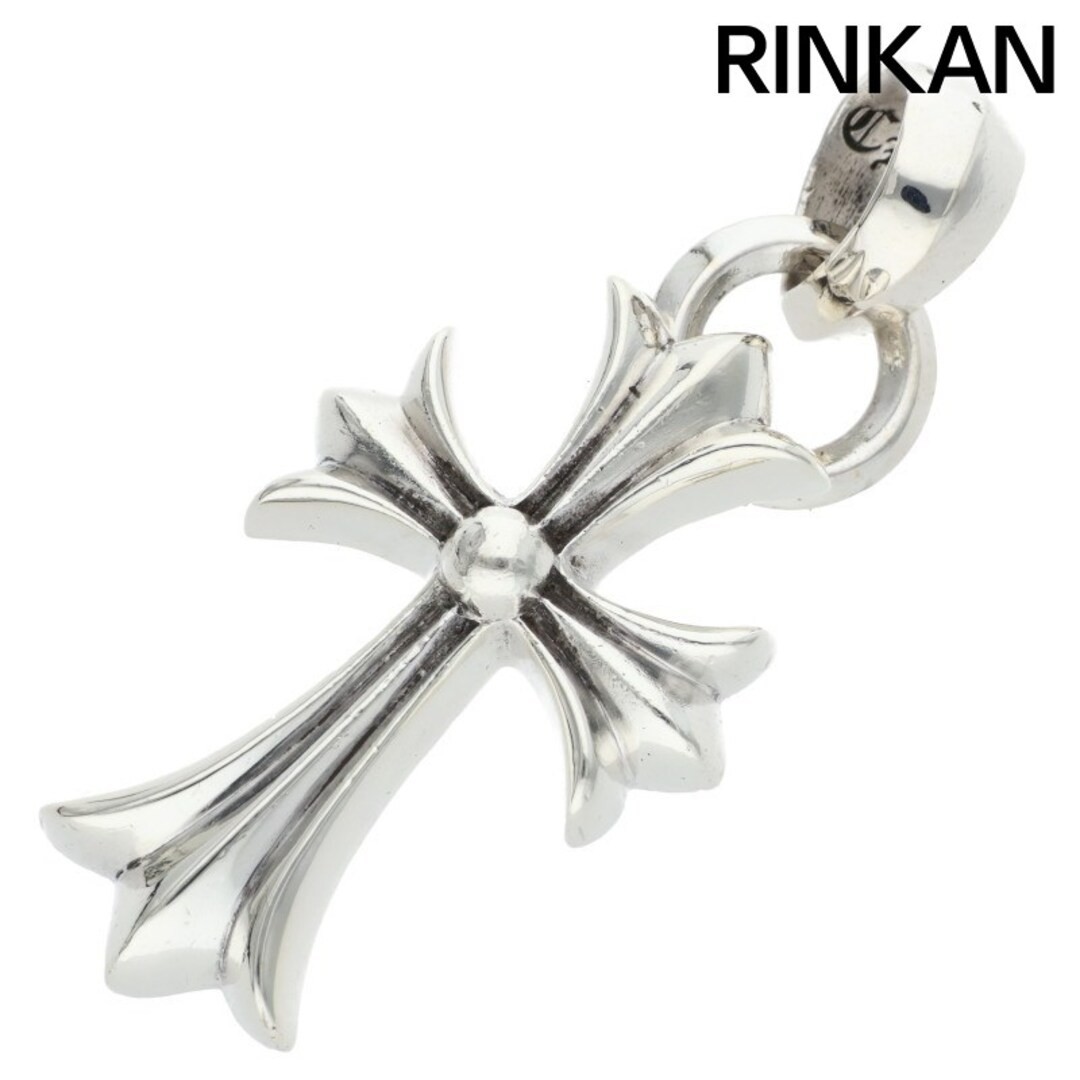 Chrome Hearts CH CRS SML W BALE Small Cross Bail Silver Necklace Top Men's Used