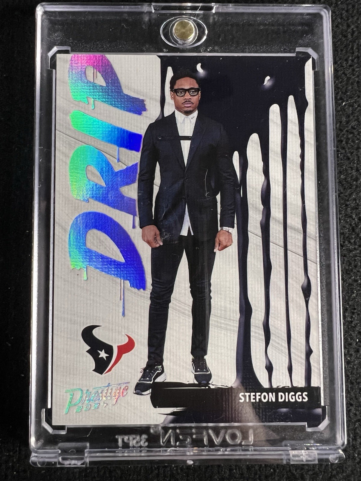 2024 Panini Prestige Stefon Diggs Drip Case Hit SSP Houston Texans Patriots