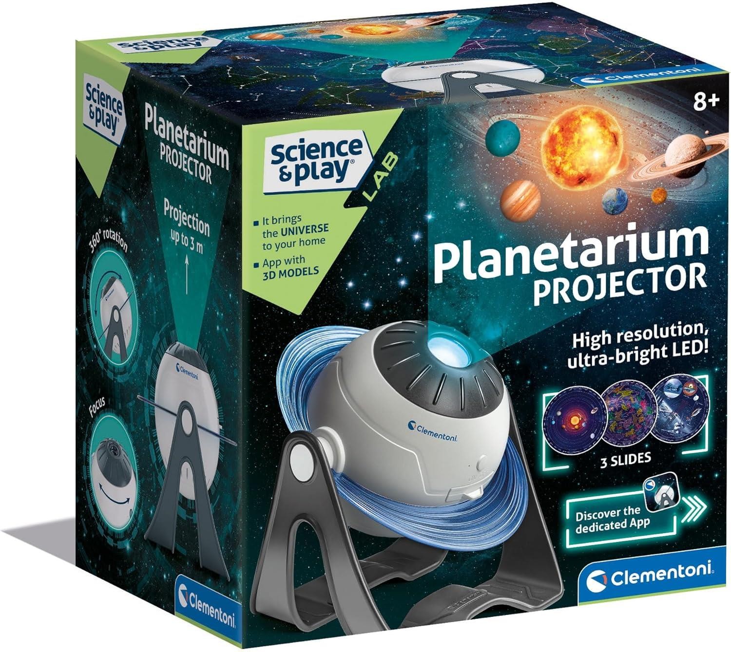 Star Projector Planetarium Light Constellations Nightlight Learning Night Light
