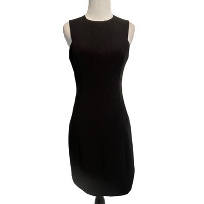 Michael Kors Black Shift Dress Womens Size XS Sleeveless LBD Career Business