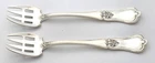 2 Gorham IMPERIAL 1894 Sterling Silver 5 1/4" Ramekin Forks - NO MONO - 58g