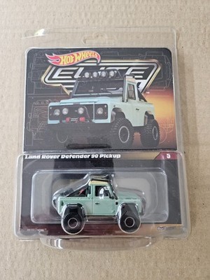 Hot Wheels 2023 Collectors: RLC Elite 64 Land Rover Defender 90 Pickup Teal Moc