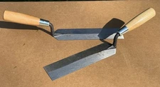 Lot of 2 - W. Rose RO58-8 8" x 2" Margin Trowel with Wood Handle - New