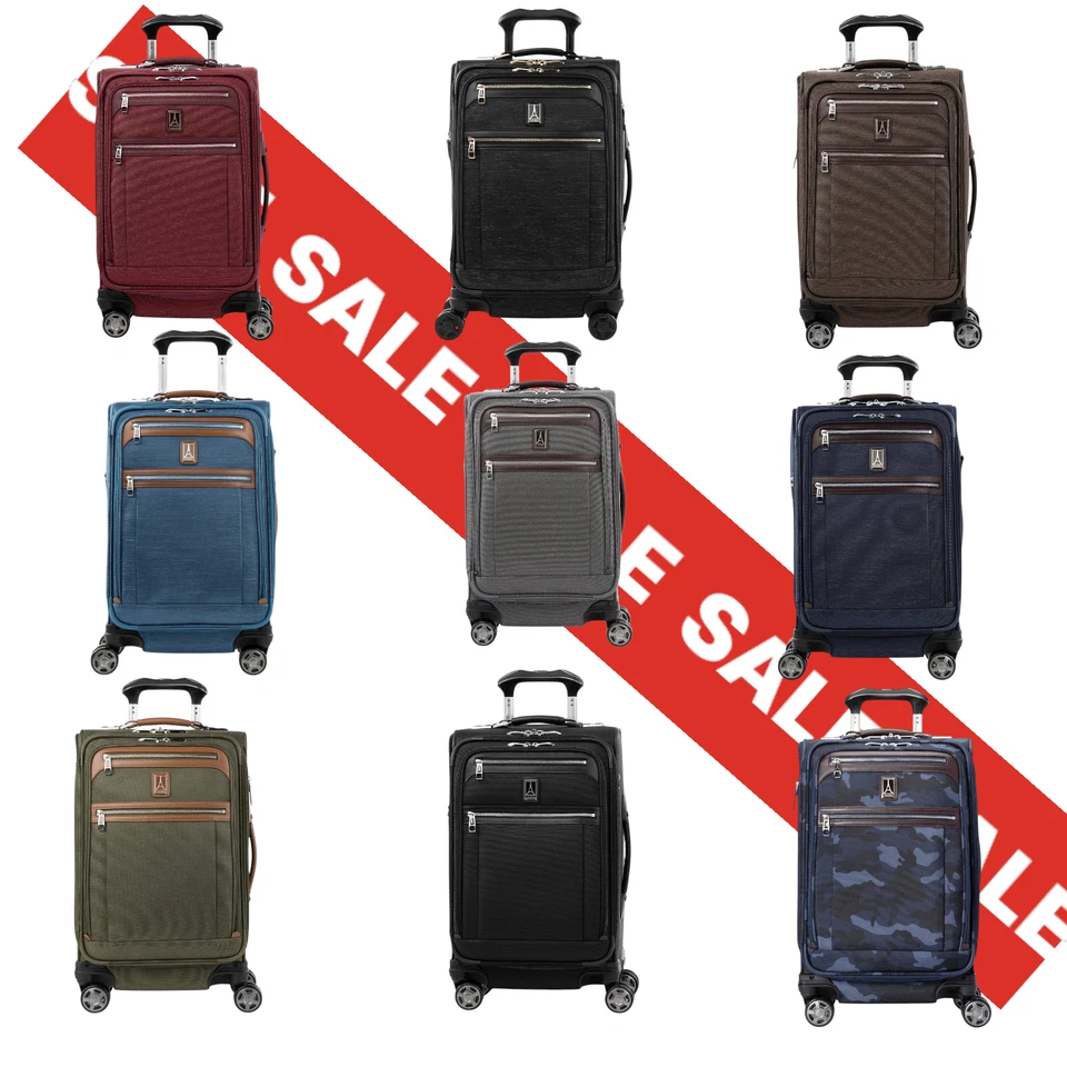 Travelpro Platinum Elite Carry-On Spinner 21" Expandable in Various Colors New!