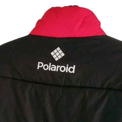 Polaroid Puffer Jacket Womens Forever 21 Instant Camera Size UK Medium Zipped - Picture 11 of 20