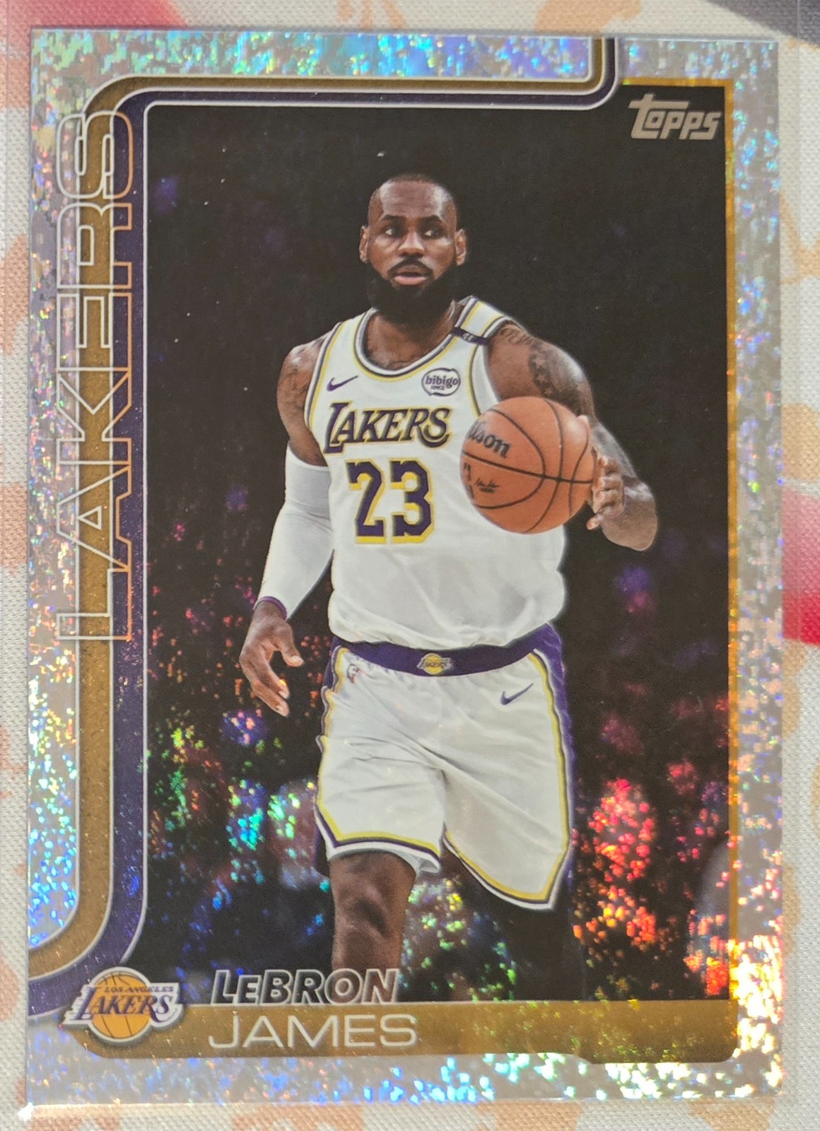 2025-26 TOPPS BASKETBALL HOLO FOIL LEBRON JAMES #150