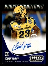 2021 Panini Chronicles Draft Picks Isaiah McKoy Threads Rookie Signatures