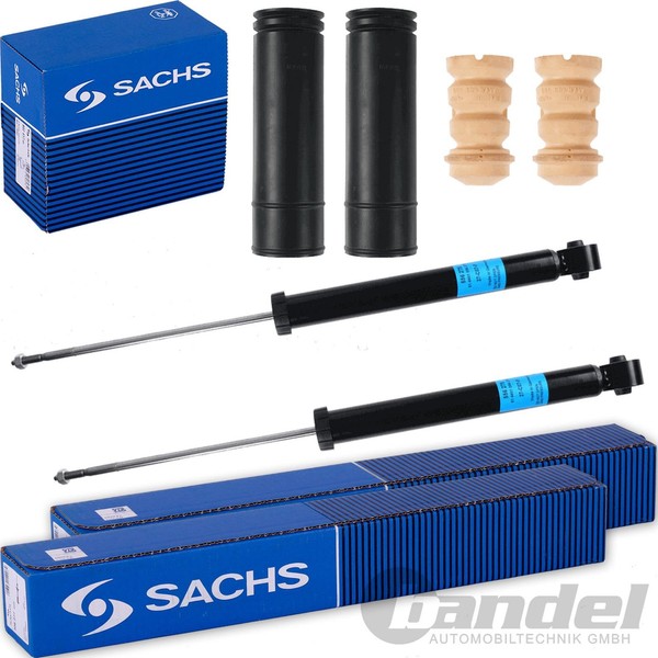 2X Sachs Gasdruck StoßDÄMpfer Hinten FüR + Protection KIT Seat Arosa VW Lupo-image