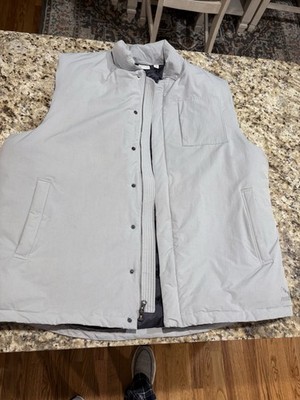 Puma Archive Select Mens Light Grey Down filled Gilet Vest size 3XL