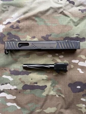 Rival Arms Precision Complete Slide and Barrel Fits Glock 17 Gen4 Battle Bronze