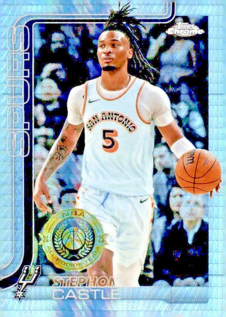 2025-26 Topps Chrome - Stephon Castle #228 Prism Refractor