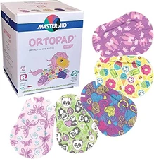 Bamboo Girls Eye Patches, 50/Box (Regular Size, 4+ Yrs) Ice Cream Pack