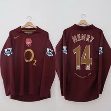 Thierry Henry Arsenal 2005/2006 L/S Home Jersey