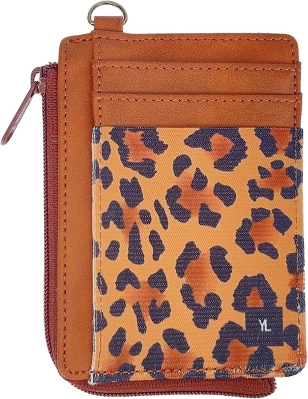 Wallet Credit Card Holder for Women RFID Blocking Slim Minimalist Genuine Leathe