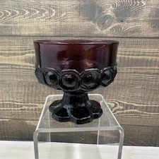 MCM Tiffin Franciscan Madeira Amethyst Purple Footed Dessert Sherbet Bowl