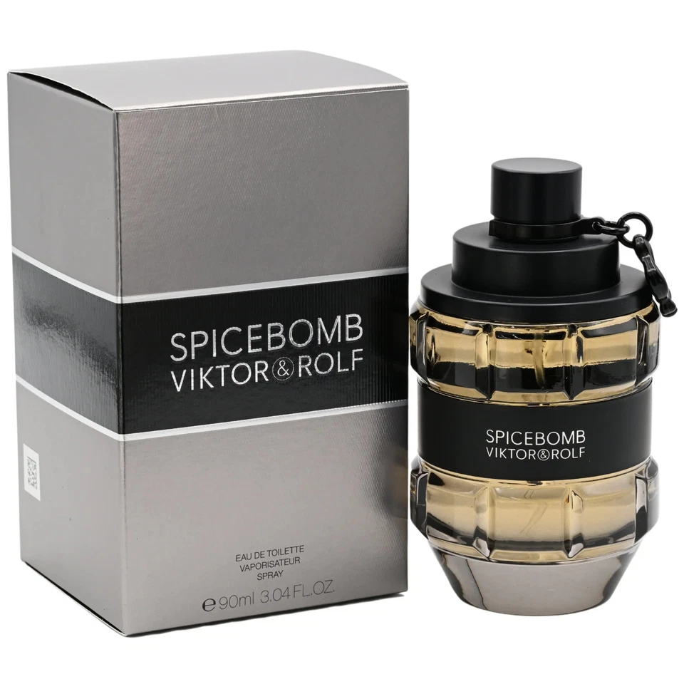 SPICEBOMB por Viktor & Rolf colônia masculina EDT 3,04 oz nova na caixa