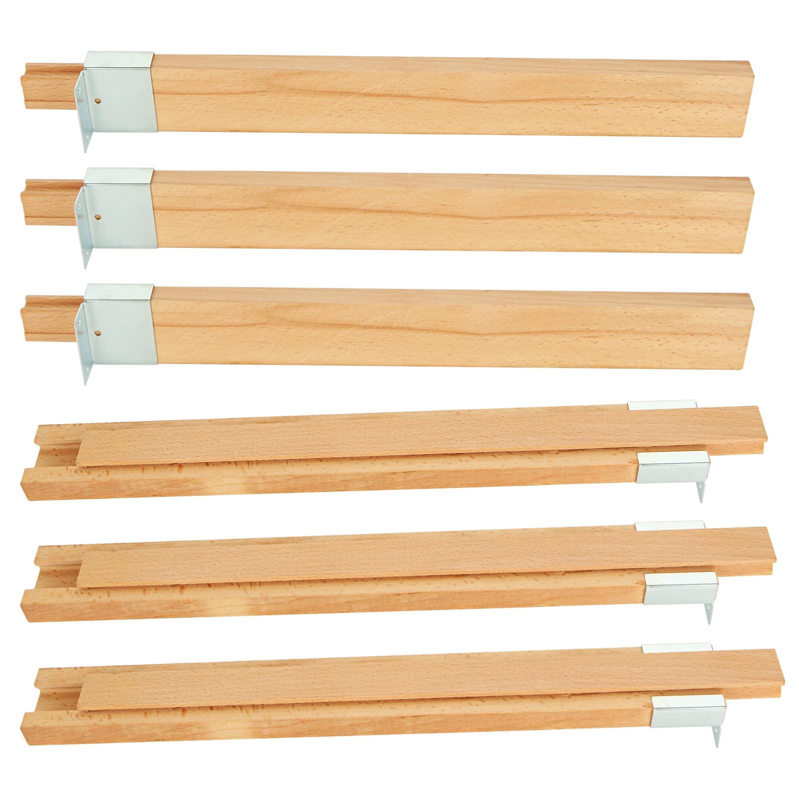 Bottom Mount, Classic Traditional Wood...