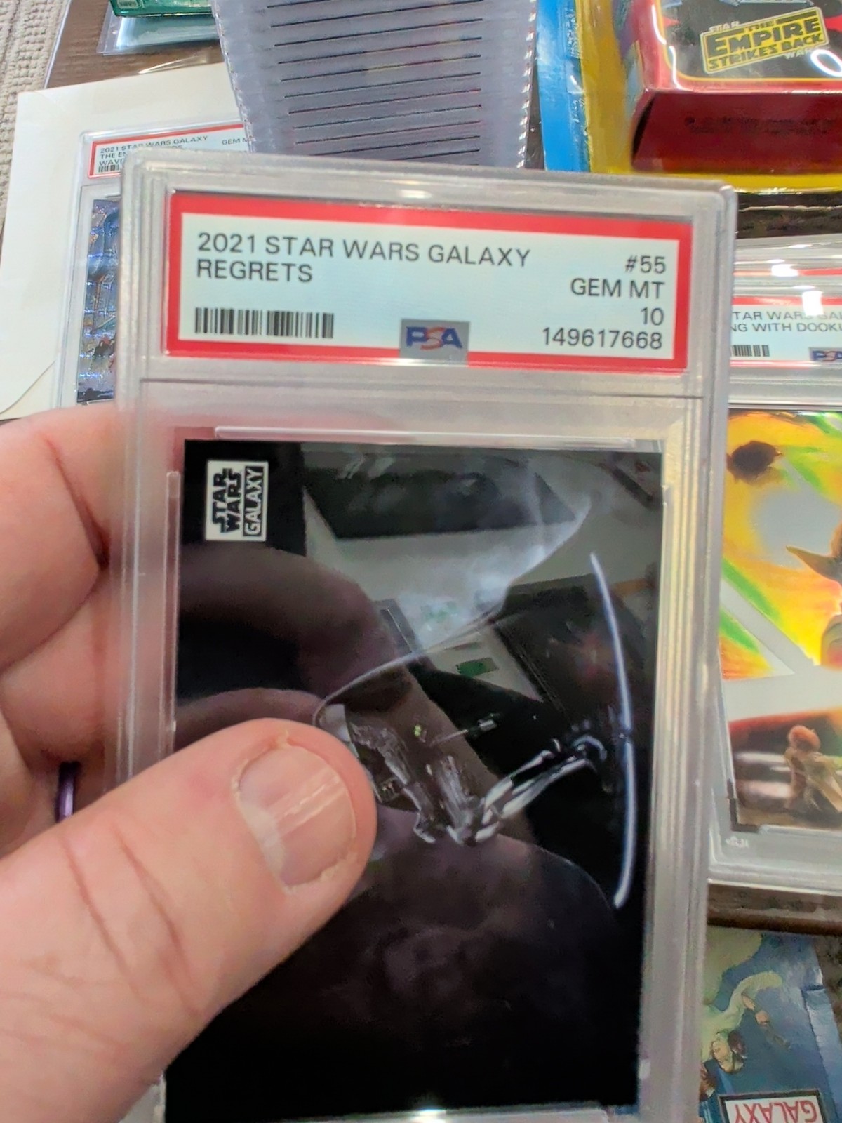 2021 Topps Star Wars Galaxy Regrets #55 🔥PSA 10 view 6