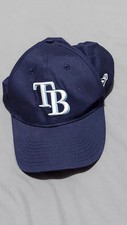 New Era Tampa Bay Rays MLB Navy Blue Snapback Hat Cap One Size Fits Most