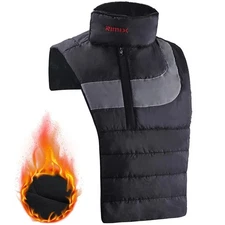 Winter Motorcycle Neck Scarf Waterproof Fleece Chest Thermal Cover for Men Women