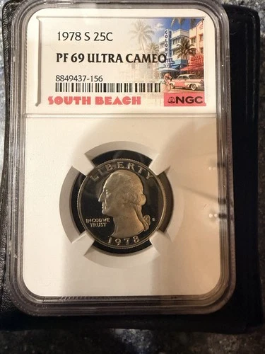1978-S Washington Quarter Proof — photo from the most recent tracked eBay sale