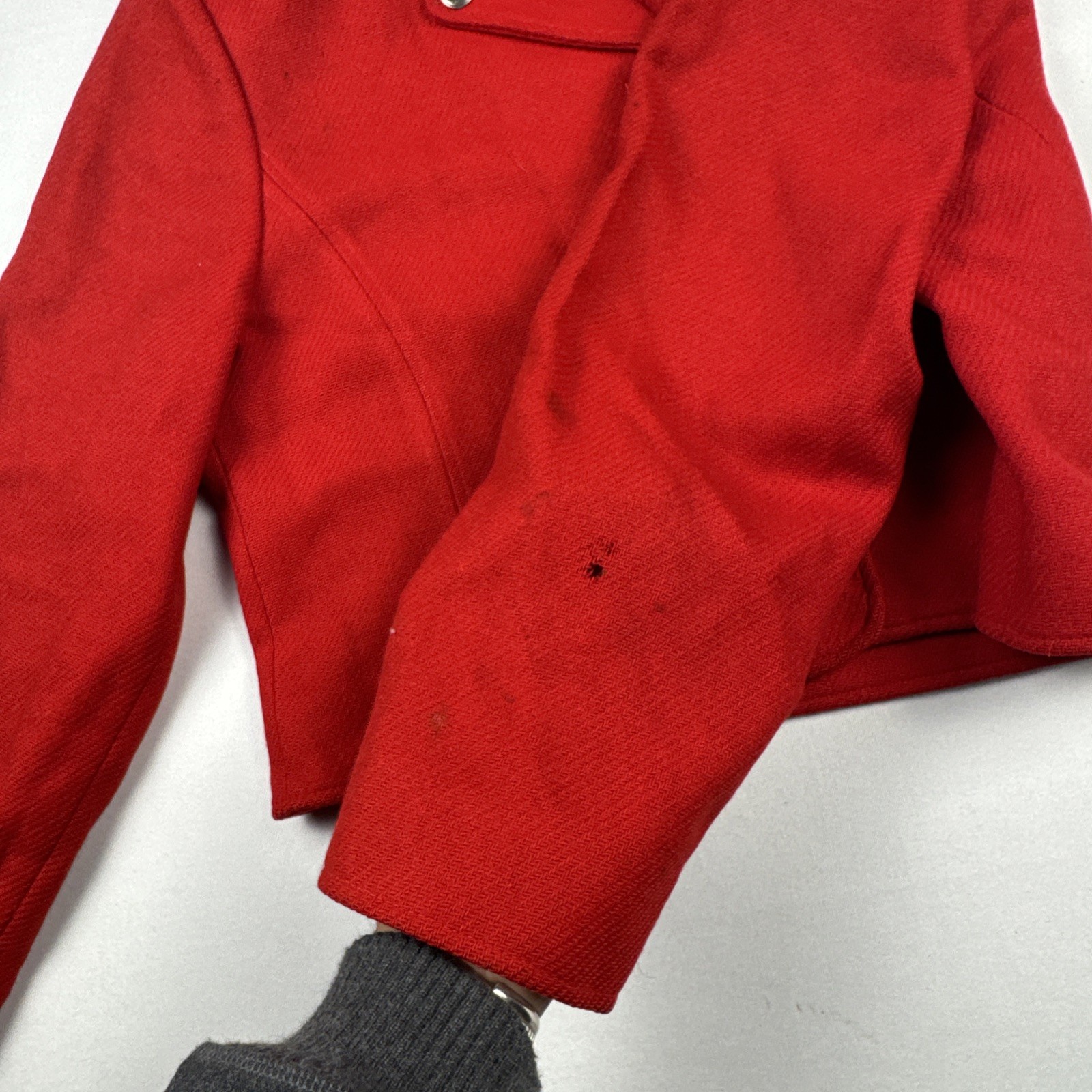 Pendleton Red Wool Cropped Jacket Women’s Size 16… - image 5