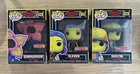 Stranger Things Black Light Funko Pop Lot 428 Demogorgon 802 Eleven 828 Dustin
