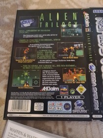 Alien Trilogy Sega Saturn aus 1996 Guter Zustand Komplett f&uuml;r Sammler oder Gamer