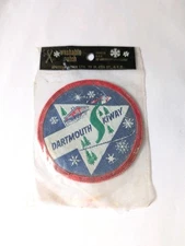 Vintage Dartmouth Skiway NOS Ski Patch In Packaging New Hampshire 